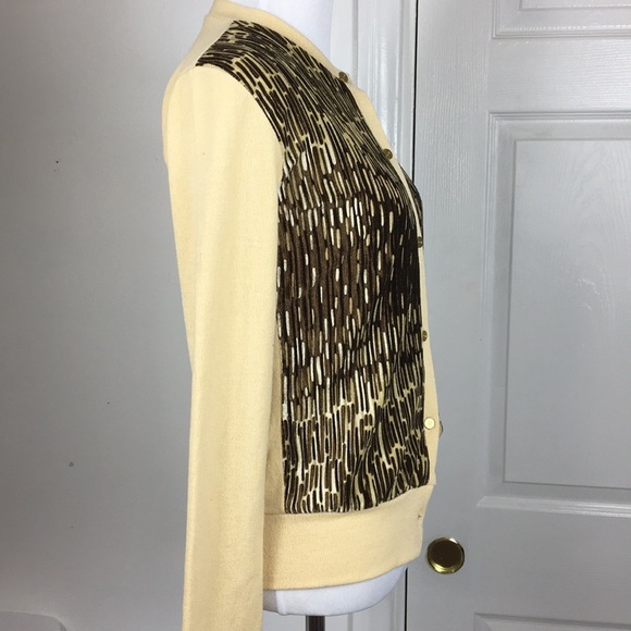 Vintage Style Cardigan 1960s Vibe Sz Small - Picture 5 of 9